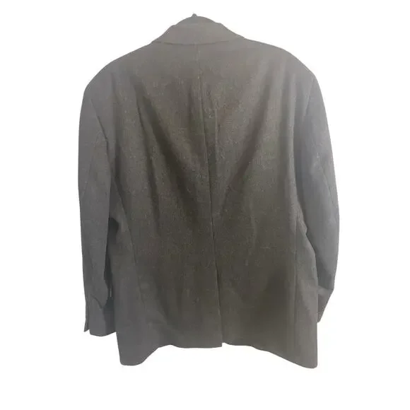 Jos A Bank Blazer Mens 42R Wool Black Suit Jacket Two Button EUC Pockets - Picture 2 of 14